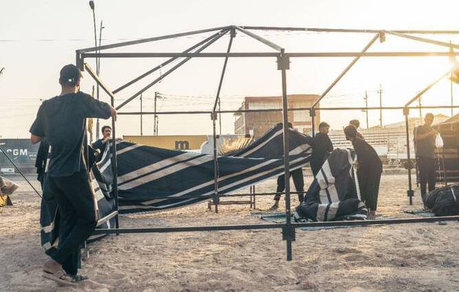 تجهیزات موکبهای عراقی وارد کربلا شد/ استقرار ۴۵ هزار موکب در سراسر عراق تجهیزات موکبهای عراقی وارد کربلا شد/ استقرار ۴۵ هزار موکب در سراسر عراق