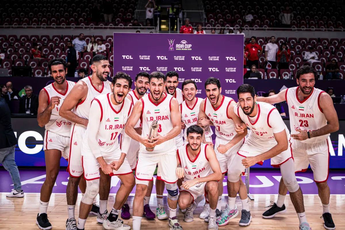 بسکتبال کاپ آسیا | سه بازی سه پیروزی  تیم ملی با اقتدار در صدر جدول