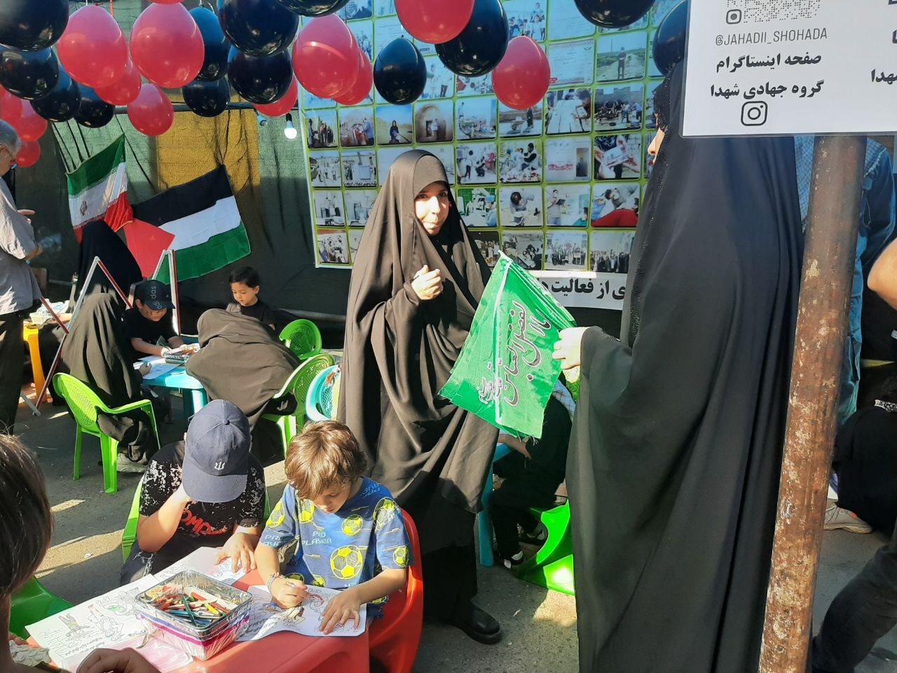 فریاد «لبیک یا حسین» در پایتخت؛ جاماندگان اربعین، پیام وفاداری سر دادند+ عکس و فیلم