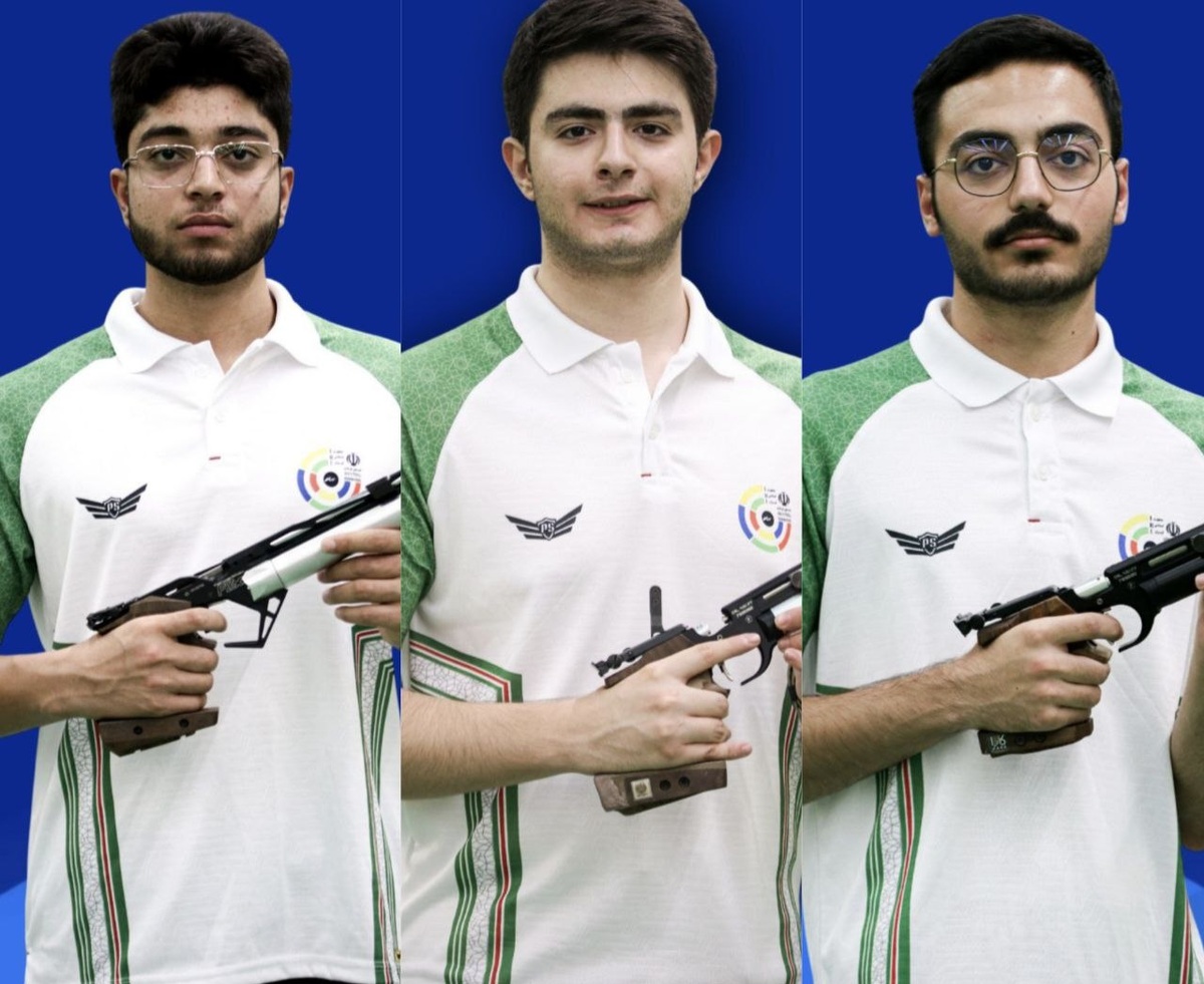 تیراندازی قهرمانی آسیا | تپانچه 10 متر نوجوانان طلا گرفت، احمدی برنز  پایان روز نخست با ۴ مدال 