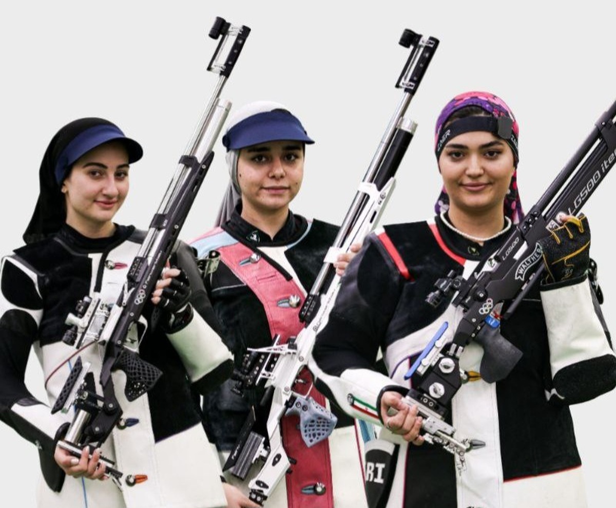تیراندازی قهرمانی آسیا | تیم تفنگ جوانان دختر چهارم شد