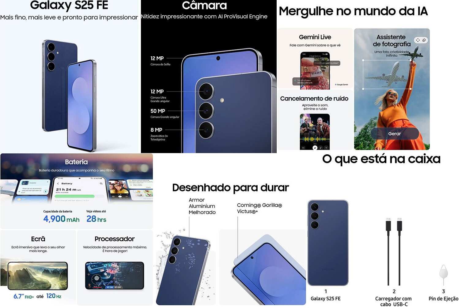 مشخصات کامل گلکسی S۲۵ FE سامسونگ پیش از رونمایی فاش شد مشخصات کامل گلکسی S۲۵ FE سامسونگ پیش از رونمایی فاش شد