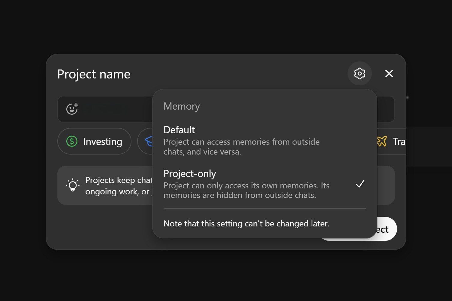 ویژگی «پروژه‌ها» در چت‌جی‌پی‌تی برای تمام کاربران رایگان شد