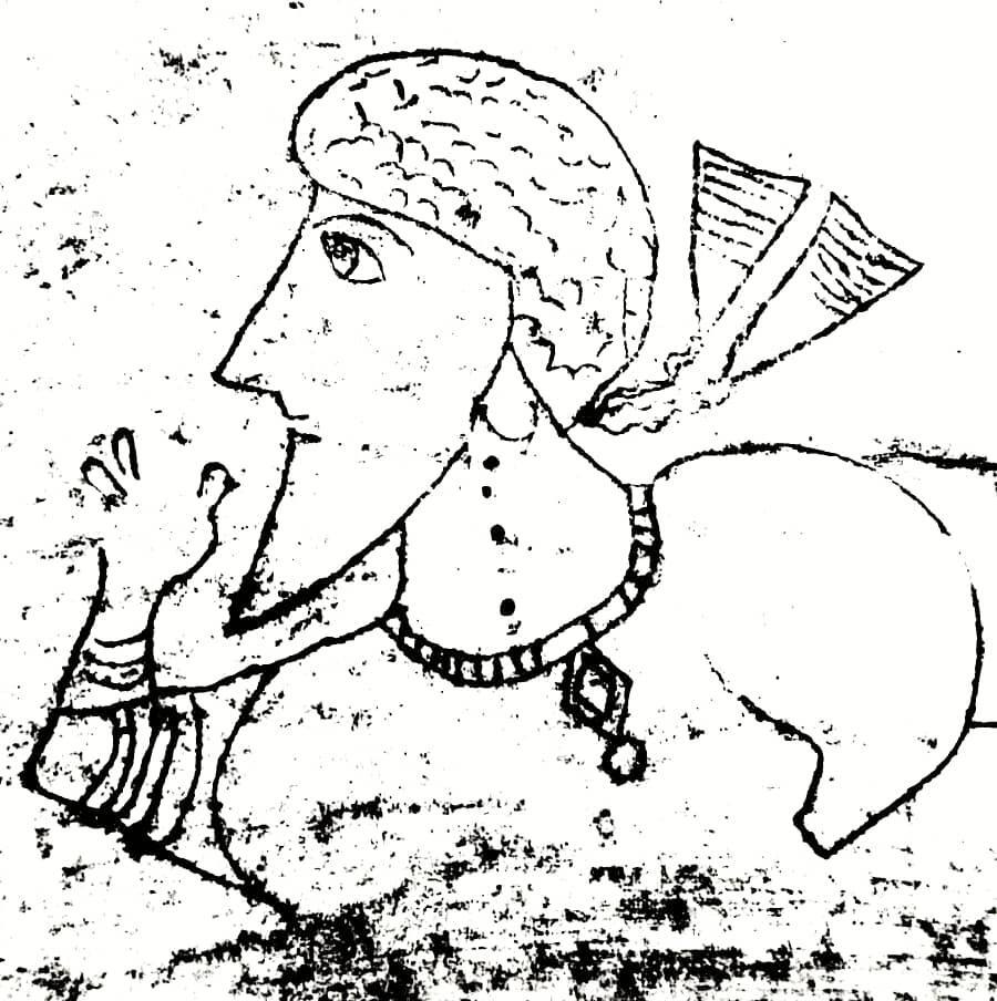 کشف سنگ نگاره زیبای «بزرگ زاده ساسانی» در مرودشت فارس