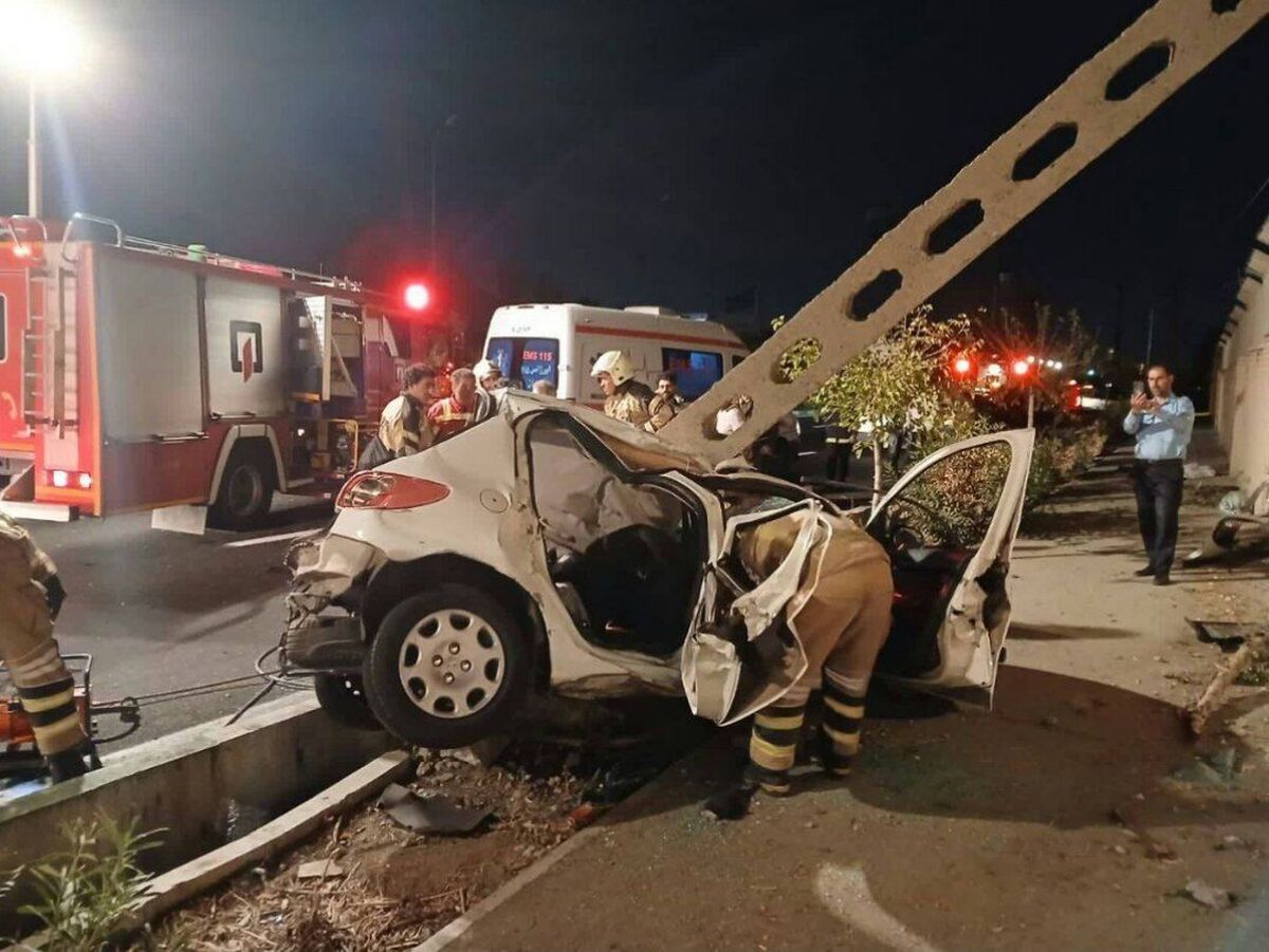 ۲ تصادف مرگبار در تهران در هفته سوم شهریور  سرعت غیرمجاز همچنان قربانی می‌گیرد