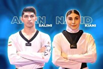 تکواندو قهرمانی جهان| کیانی و سلیمی اولین مبارزان ایران بر روی تاتامی