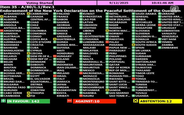 مُهر «عدم تأیید» ایران پای پروژه مشروعیتبخشی به اسرائیل؛ چرا «بیانیه نیویورک» ناکارآمد است؟ مُهر «عدم تأیید» ایران پای پروژه مشروعیتبخشی به اسرائیل؛ چرا «بیانیه نیویورک» ناکارآمد است؟