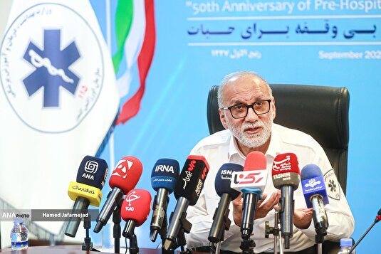 نشست خبری رئیس سازمان اورژانس کشور