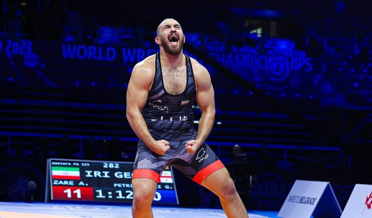 کشتی قهرمانی جهان|هت‌تریک طلایی امیرحسین زارع و تاجگذاری در زاگرب  سنگین‌وزن ایران ۶ مداله شد