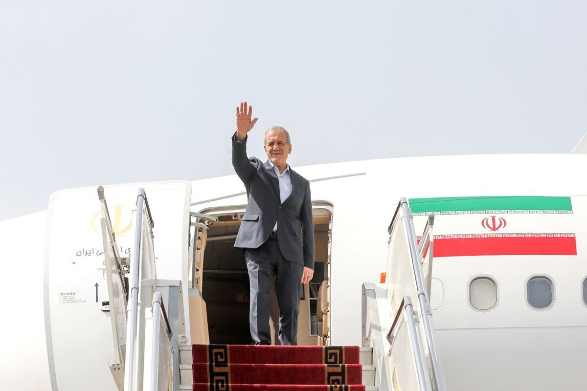 رئیس جمهور تهران را به مقصد دوحه ترک کرد