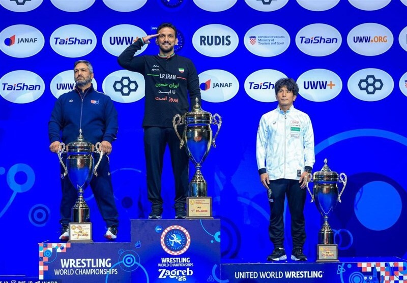 سلامی به پرچم؛ وقتی قهرمانان کشتی، وطندوستی را دوباره معنا کردند سلامی به پرچم؛ وقتی قهرمانان کشتی، وطندوستی را دوباره معنا کردند