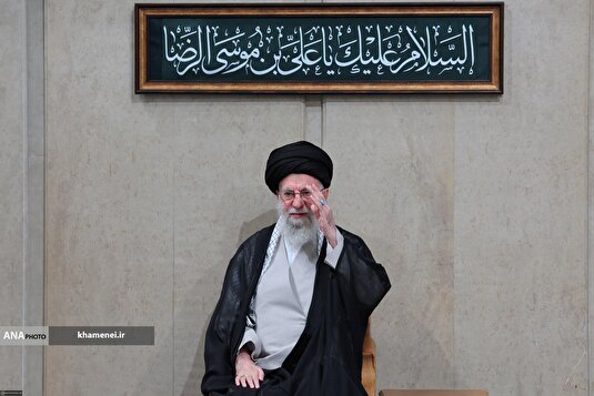 عزاداری شهادت امام رضا(ع) محضر رهبر انقلاب