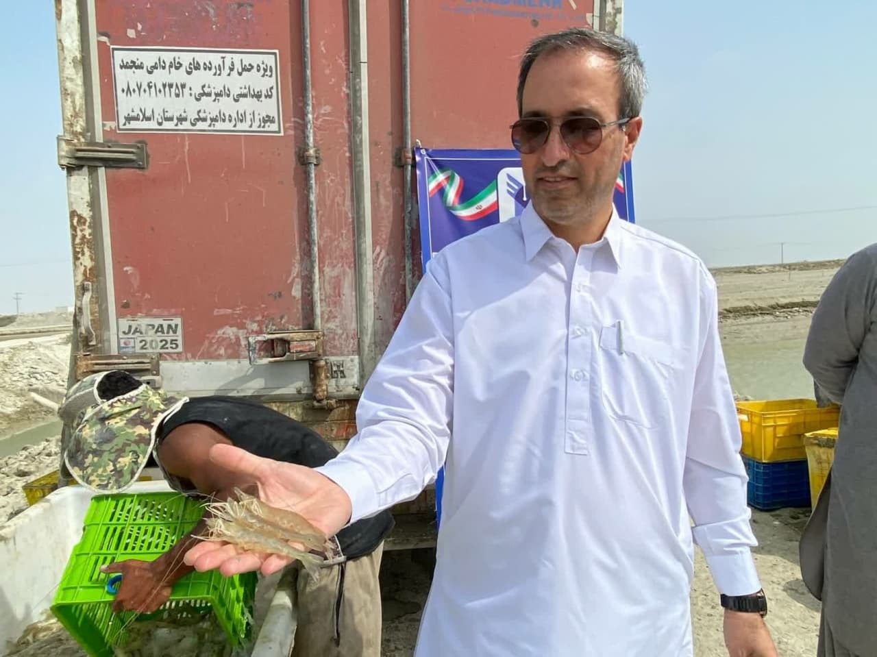 برداشت ۵۰ تن میگو از مزارع دانشگاه آزاد سیستان و بلوچستان