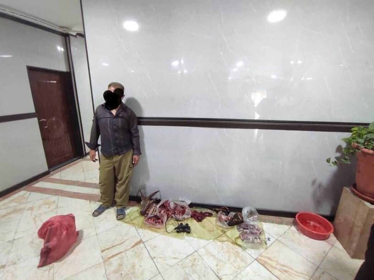 عملیات موفق محیط بانان ورجین؛ شکارچی حرفه‌ای دستگیر شد