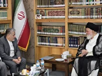 دیدار رنجبر با آیت‌الله علم‌الهدی نماینده ولی فقیه در خراسان رضوی