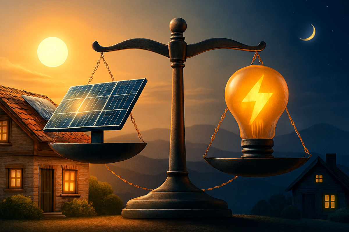 توسعۀ نیروگاه‌های خورشیدی روی بام‌ منازل در کنار سایر راهکارها ناترازی برق را کاهش می‌دهد