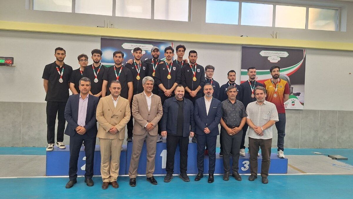 پایان لیگ برتر شمشیربازی در دو اسلحه بخش 
 مردان  چادرملو قهرمان اپه