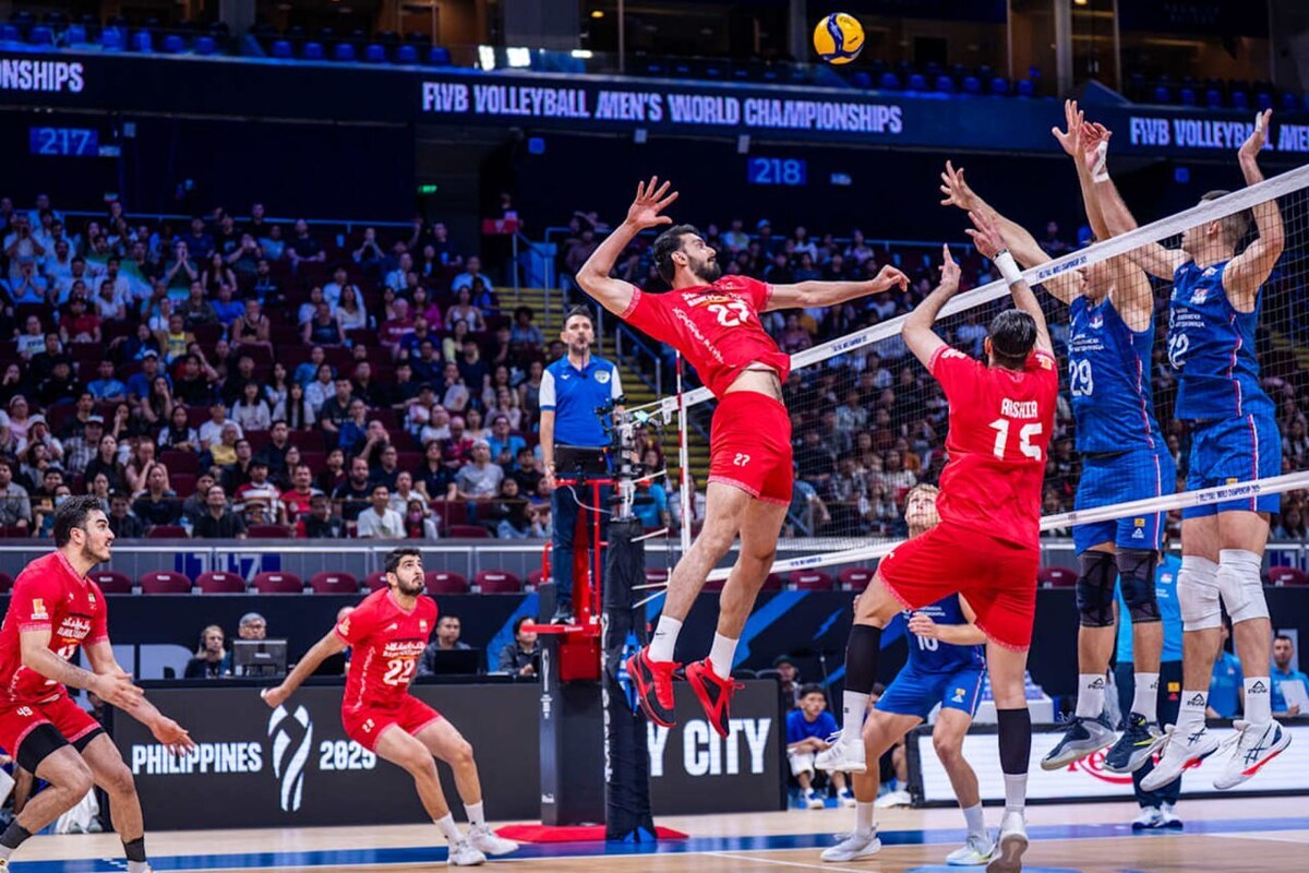 والیبال قهرمانی جهان| حاجی‌پور و شریفی امتیازآورترین بازیکنان ایران در دیدار با صربستان