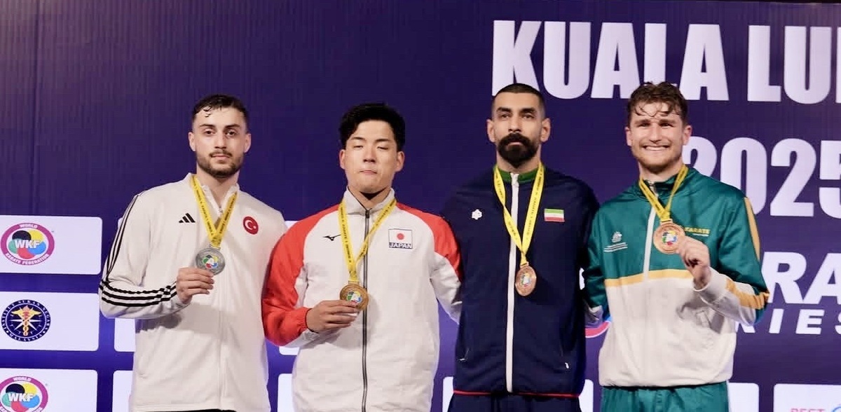 لیگ جهانی کاراته| پایان روز نخست با تک برنز اباذری و شکست باقی ملی پوشان