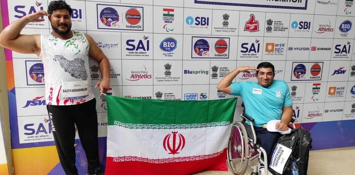 پارادوومیدانی قهرمانی جهان | بازیار قهرمان شد  نشان برنز به بندری رسید