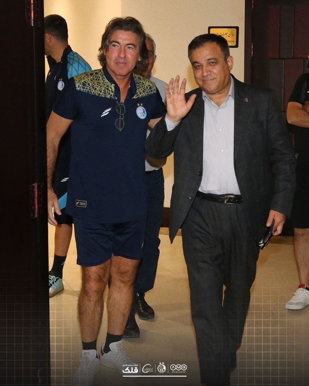 حضور تاجرنیا در اردوی استقلال/ حمایت حضور تاجرنیا در اردوی استقلال/ حمایت