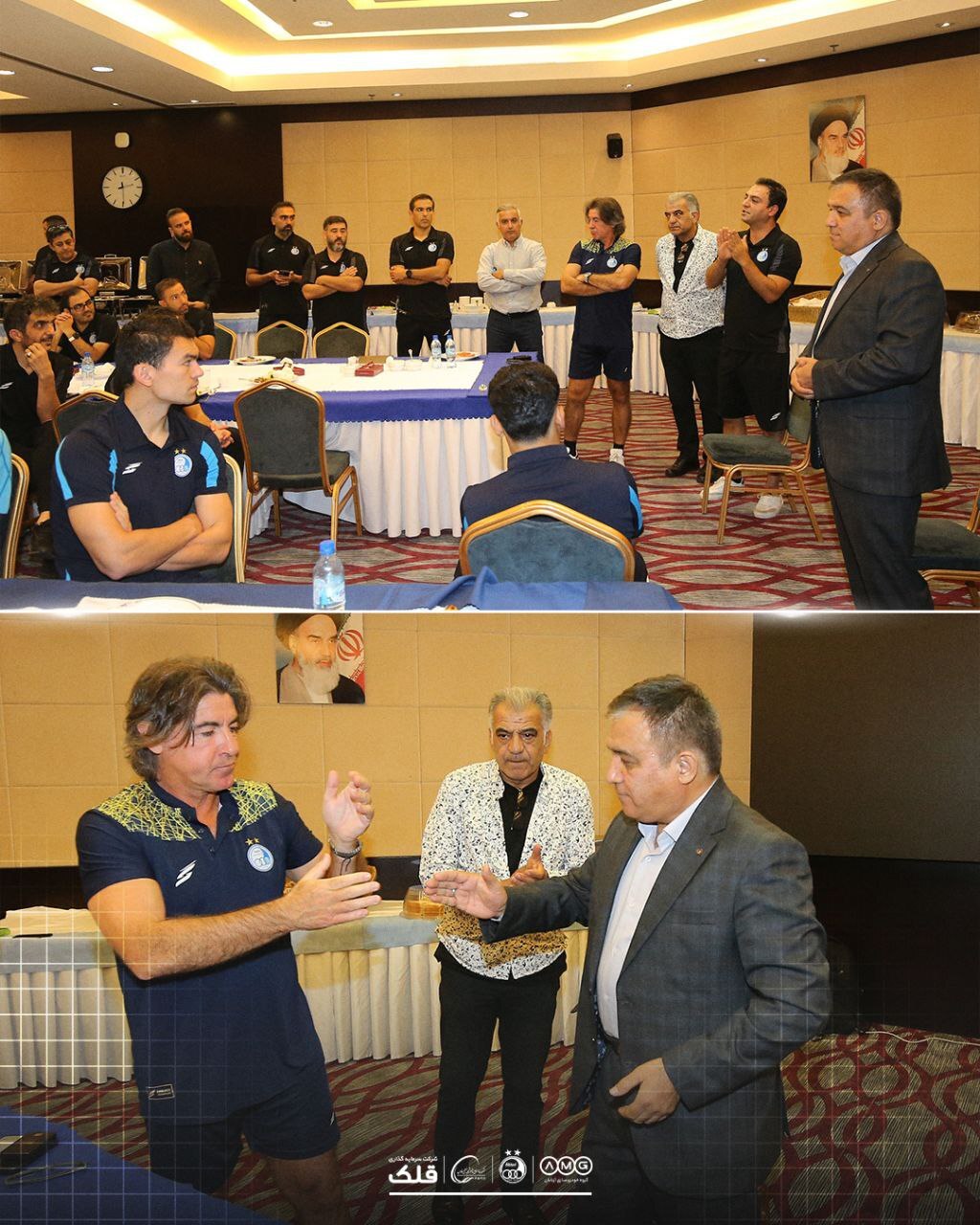 حضور تاجرنیا در اردوی استقلال/ حمایت حضور تاجرنیا در اردوی استقلال/ حمایت