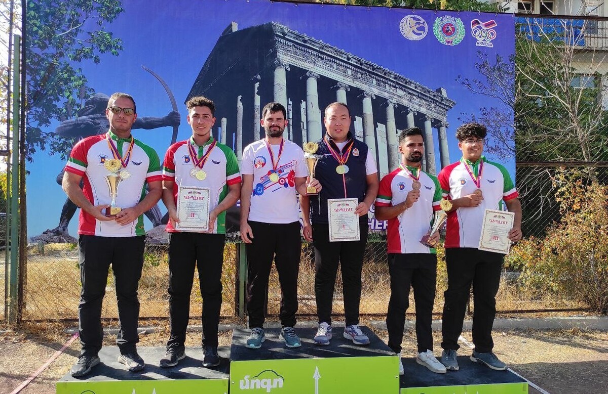 کسب 6 مدال در بخش تیمی مسابقات تیراندازی با کمان ارمنستان