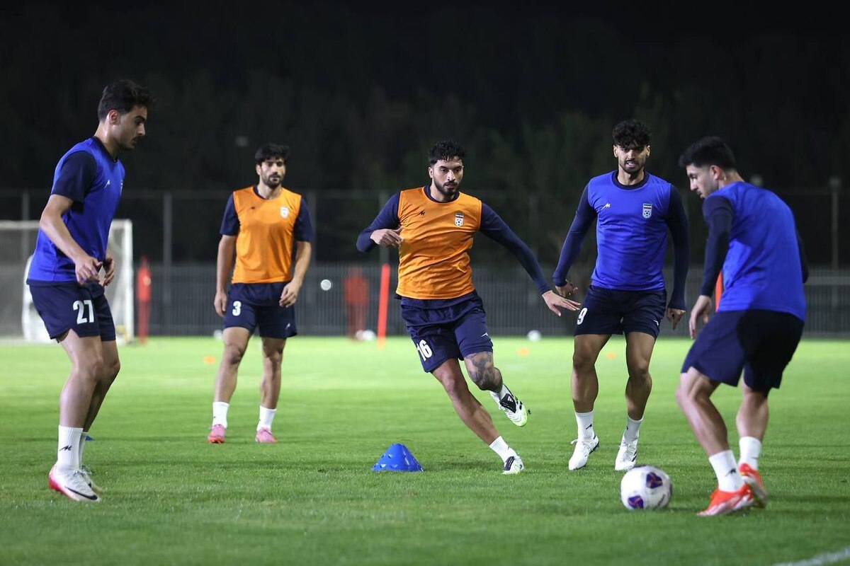 برگزاری تمرین تیم ملی فوتبال در غیاب یک بازیکن
