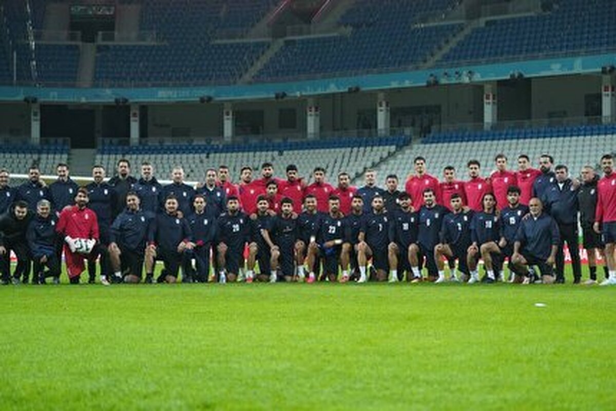 حضور پر تعداد خبرنگاران روس در تمرین تیم ملی ایران  عکس تیمی ملی‌پوشان در ورزشگاه جام‌جهانی