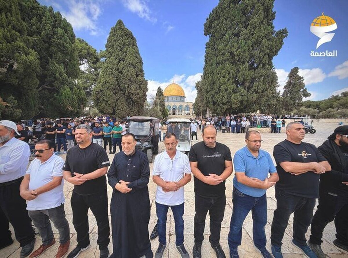 نخستین نماز جمعه در غزه پس از آتش‌‌بس