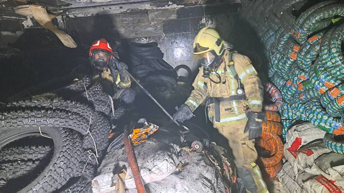 آتش‌سوزی در زیرزمین یک ساختمان مسکونی در خیابان ولیعصر +فیلم