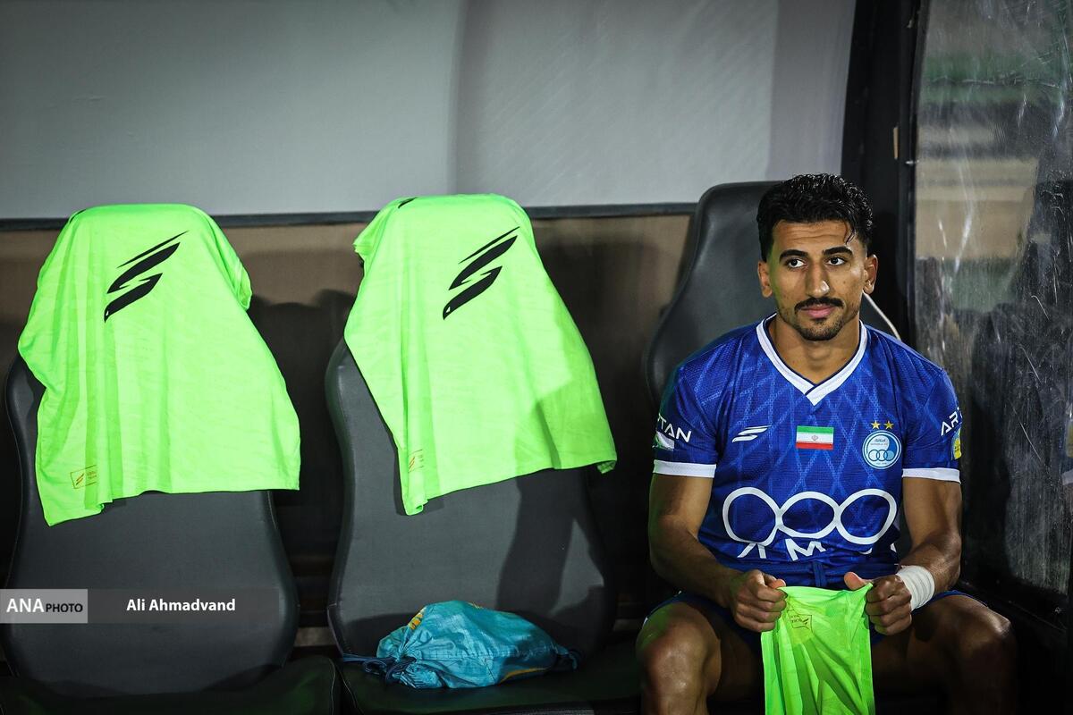 مدافع مصدوم استقلال می خواهد مقابل مس بازی کند؟!