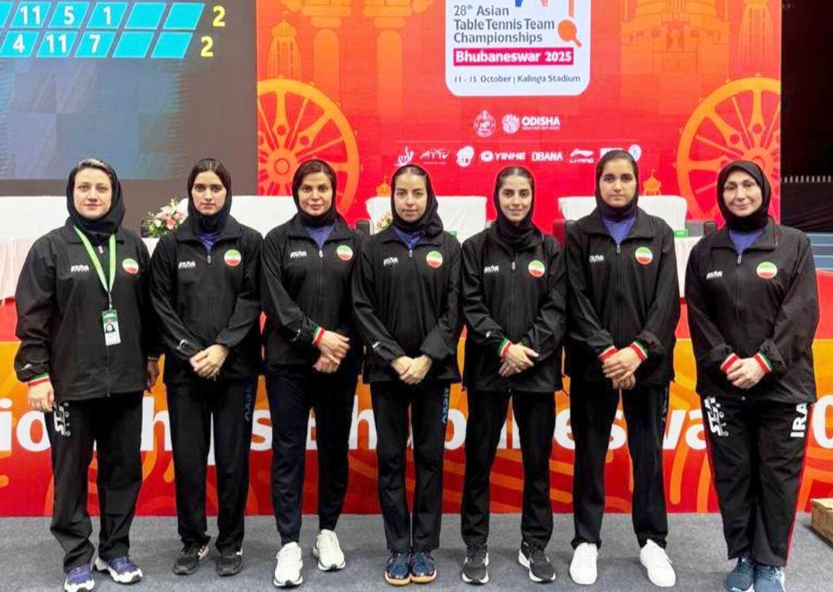 مسابقات قهرمانی آسیا| رشد دو پله‌ای بانوان ایران  ملی‌پوشان تنیس روی میز یازدهم شدند