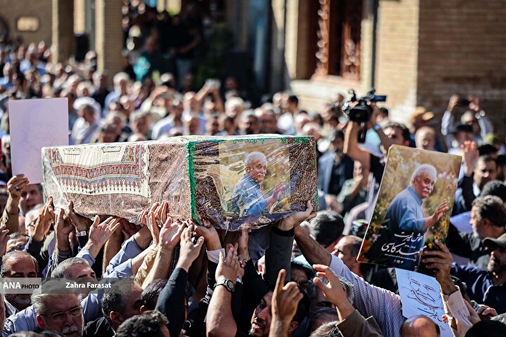 تشییع پیکر محمد کاسبی