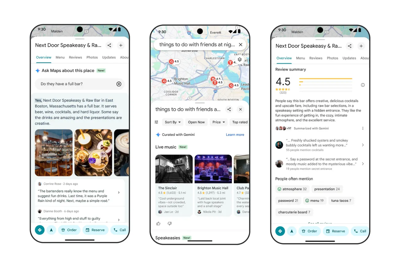 هوش مصنوعی جمینای به یاری کاربران گوگل مپس میآید هوش مصنوعی جمینای به یاری کاربران گوگل مپس میآید