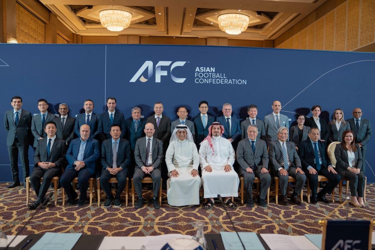 حضور تاج در نشست هیات رئیسه AFC