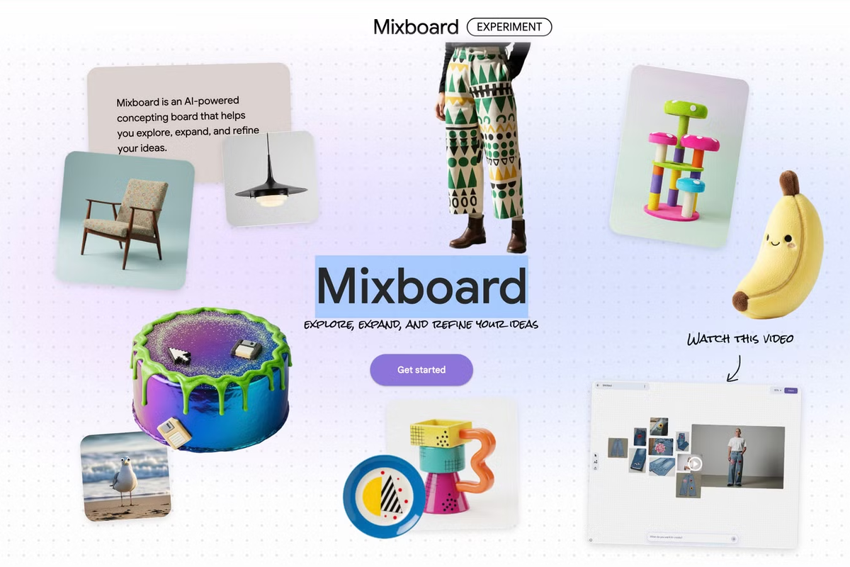 گوگل با Mixboard وارد رقابت طراحی بصری با هوش مصنوعی شد