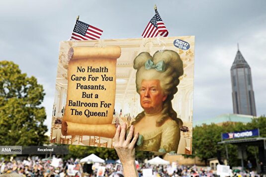 تظاهرات ضدترامپ با عنوان «بدون پادشاه» در سراسر آمریکا