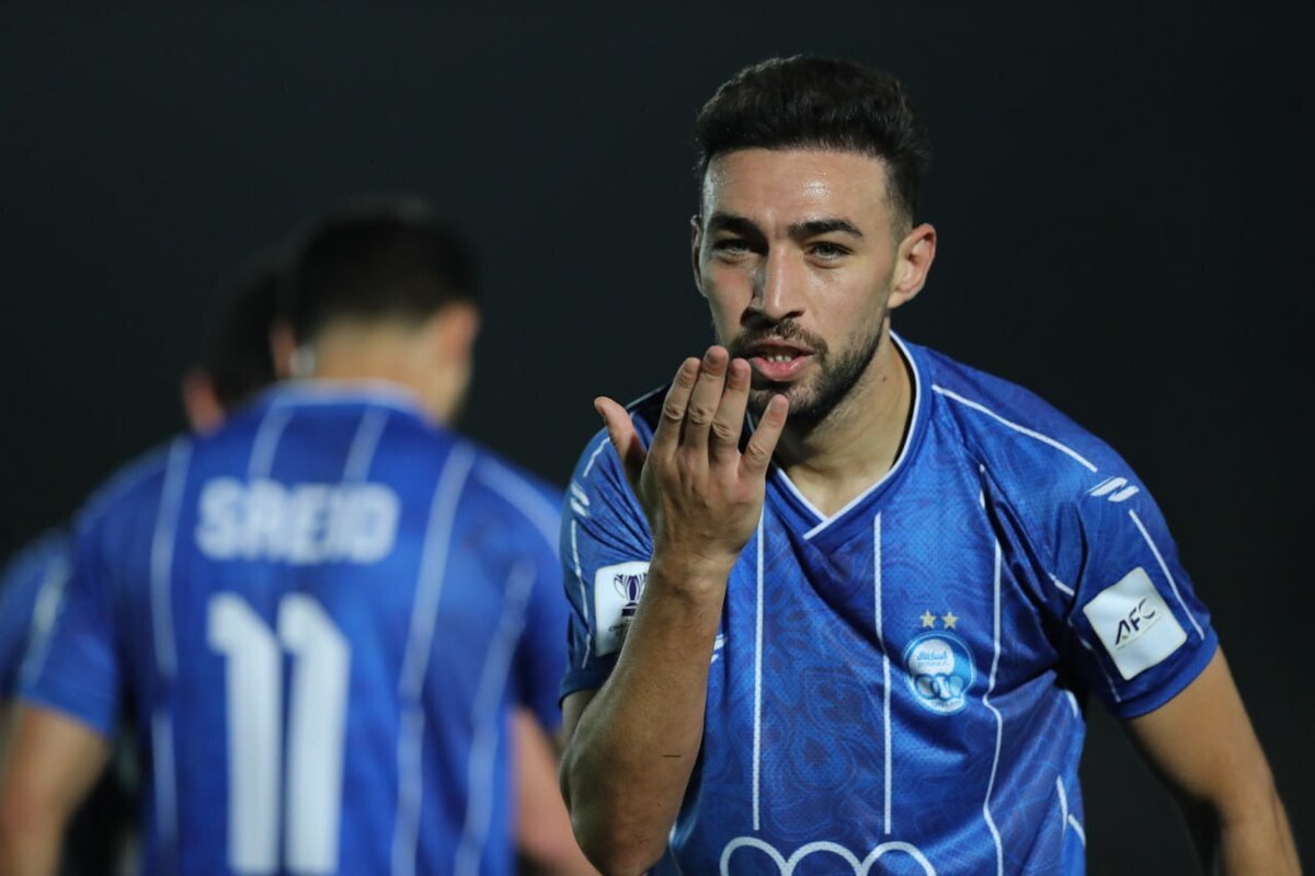 منیر الحدادی بهترین بازیکن دیدار استقلال و الوحدات شد