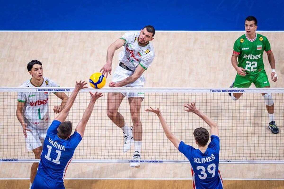والیبال قهرمانی جهان | بلغارستان با شکست چک نخستین فینالیست لقب گرفت