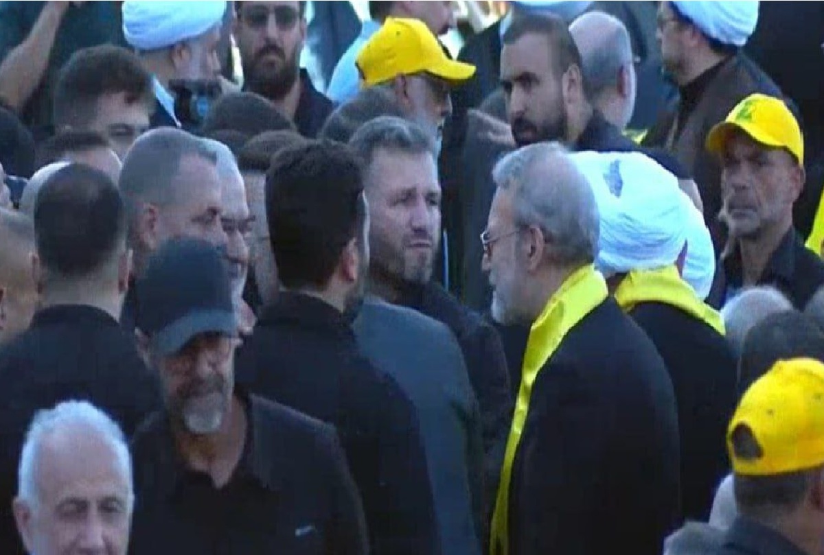 لاریجانی در مراسم سالگرد شهادت سیدحسن نصرالله حضور یافت+فیلم‌ و عکس