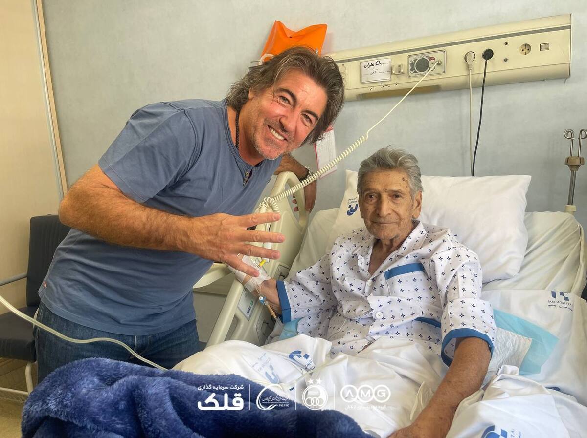 عیادت ساپینتو از اکبر کارگرجم