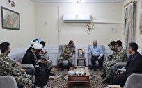 بازدید فرمانده قرارگاه پدافند هوایی خاتم‌الانبیاء (ص) از گروه پدافند هوایی دزفول و دیدار با خانواده شهید حاتمی