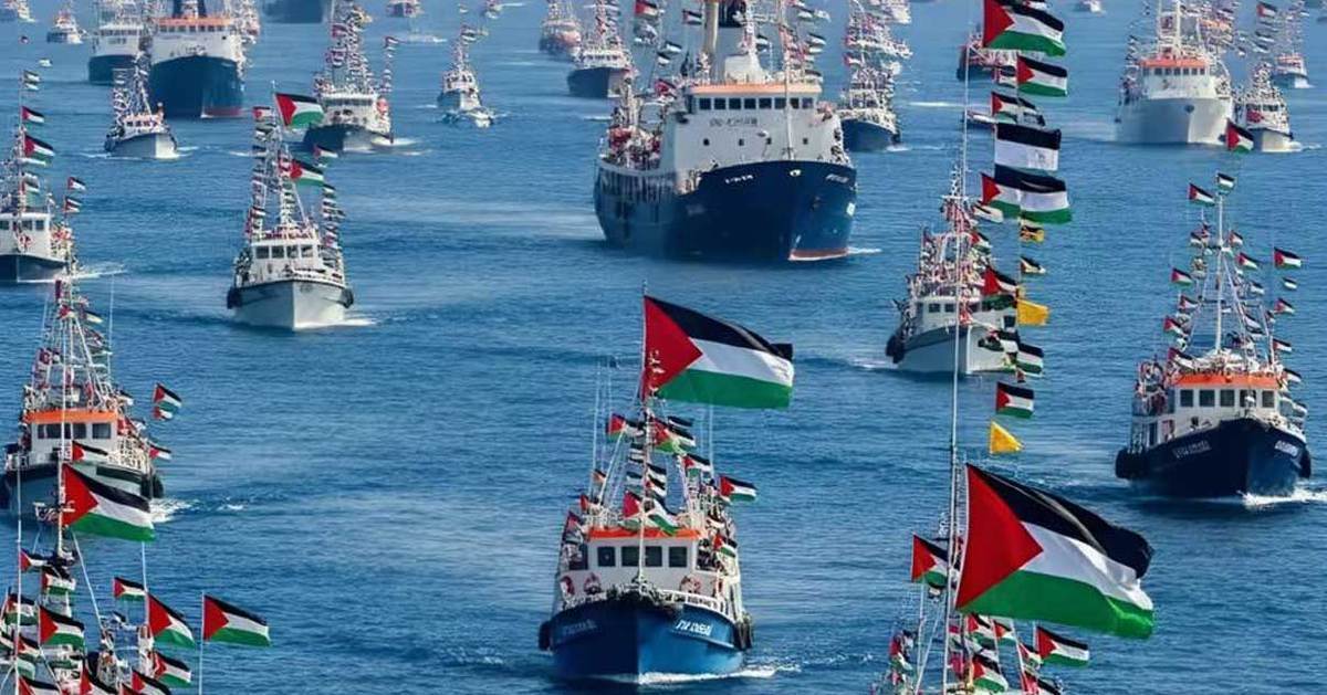 اسطول الصمود: مشکلات الکترونیکی مانع ادامه مأموریت ما نشد