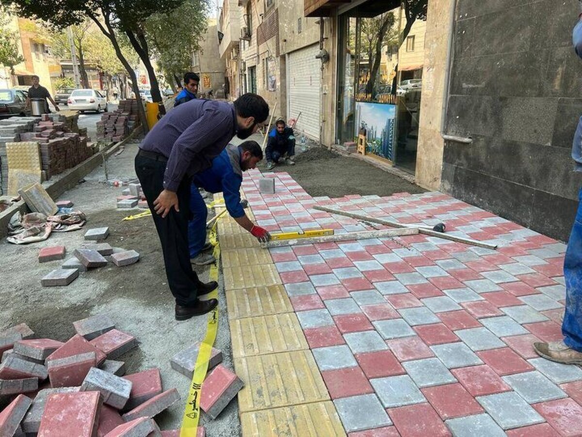 مناسب‌سازی بیش از یک‌میلیون متر طول معبر در تهران برای افراد دارای معلولیت
