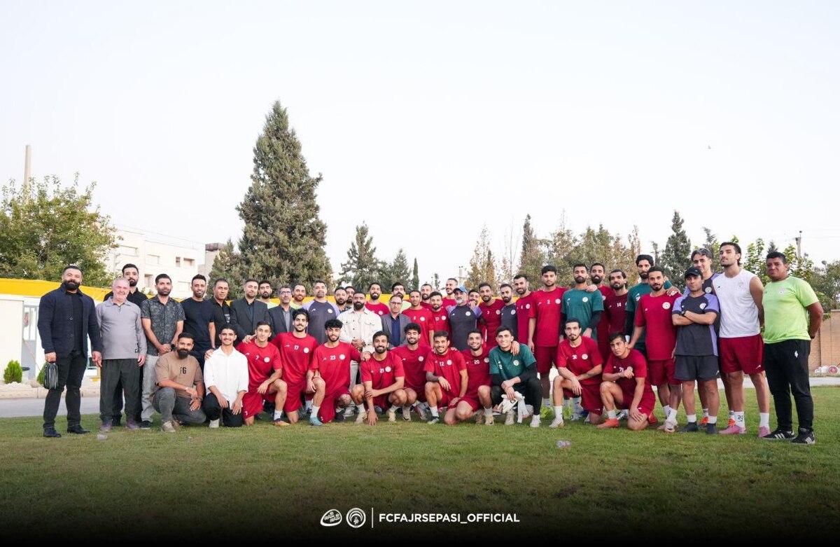 حضور چوپان، گرگ پارسی در تمرینات فجرسپاسی+تصاویر