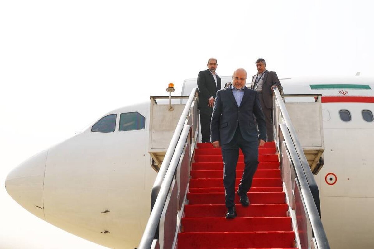 قالیباف در رأس هیأت پارلمانی وارد کراچی شد؛ شرکت در نماز جمعه و تقویت دیپلماسی پارلمانی ایران و پاکستان
