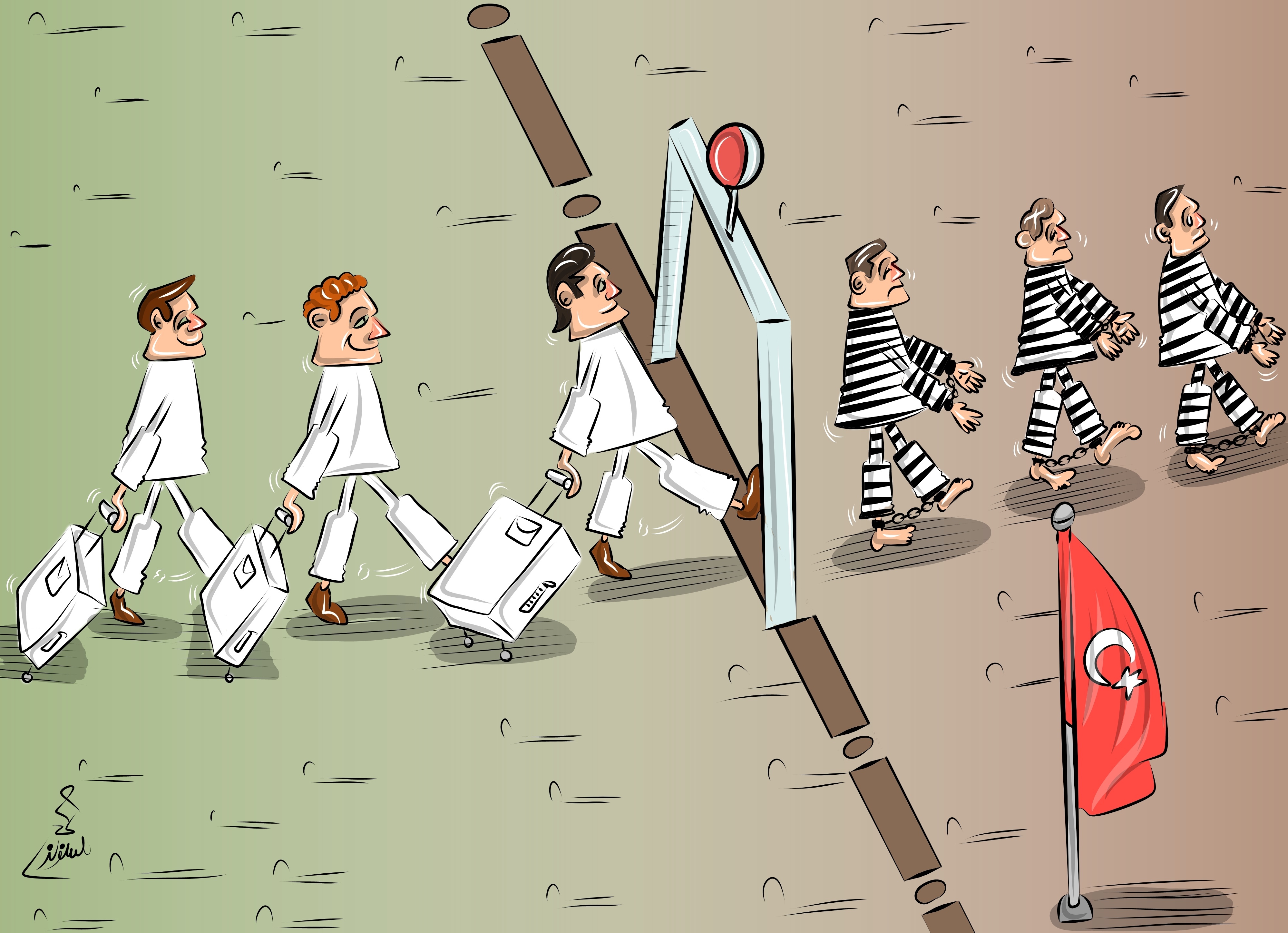 کاریکاتوریست‌ها و هنرمندان ایرانی در حمایت از احمدرضا بیضایی گرد هم آمدند/کارگاه تولید آثار آغاز شد