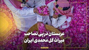 عربستان در پی تصاحب میراث گل محمدی ایران