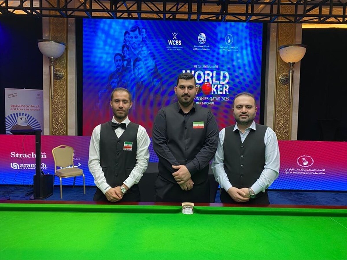 اسنوکر قهرمانی جهانی | صعود سرخوش و قره گوزلو به جمع شانزده نفر پایانی  ذره دوست حذف شد